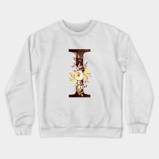 Floral Monogram I Lovely Autumn Foliage Crewneck Sweatshirt